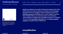 Desktop Screenshot of anthonymasure.com